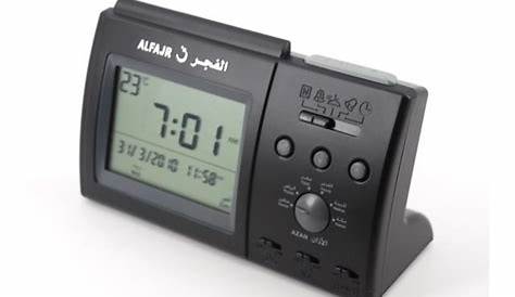 Al-Fajr Automatic Azan Clock Model CT-01 Islamic Muslium Nimaz Ramzan