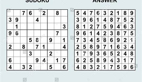 Sudoku Printables With Solutions - Sudoku Printable