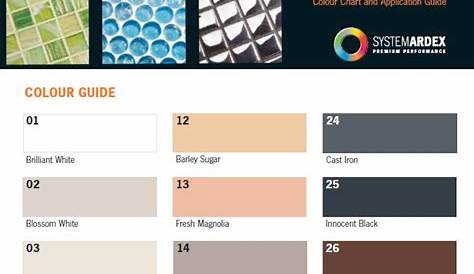 Mapei Grout Colors Chart – Warehouse of Ideas