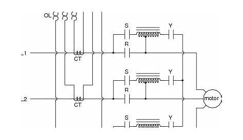 auto transformer starter circuit diagram