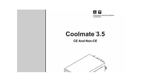 Miller COOLMATE 3.5 Handleiding | Manualzz