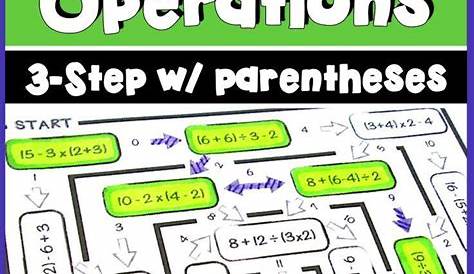 mathworksheet4kids order of operations