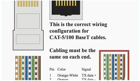 cat 5 wire connector diagram