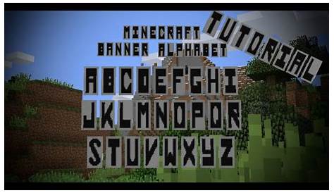 Recipe Minecraft Banner Letter M