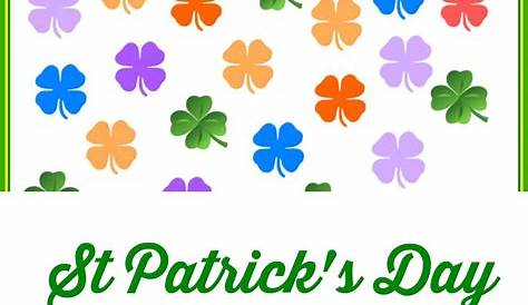st patrick's day activities for 1st graders