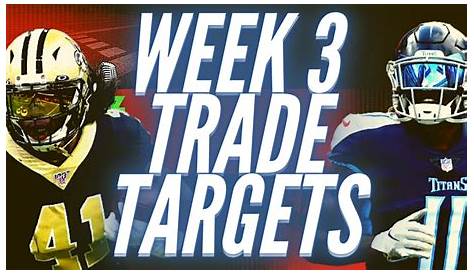 week 3 trade value chart