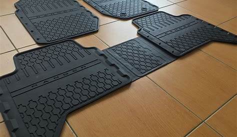 Ford Ranger PX 2012-2016 Dual Cab Rubber Floor Mats Front & Rear New