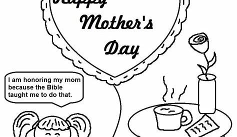 mothers day coloring worksheet printable