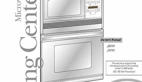 ge electric oven manual