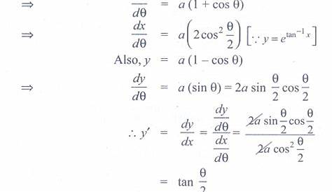 Exercise 10.4: Higher order Derivatives - Problem Questions with Answer
