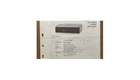 Original Sony Service Manual for Clock Radios EZ ICF TFM ~ Select One