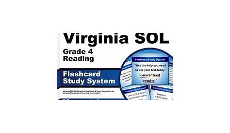 Virginia SOL Grade 4 Reading Test Flashcards [with SOL Practice Questions]