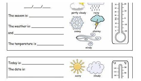 weather worksheet for grade 3