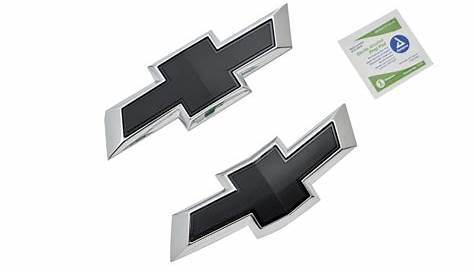 Chevrolet Cruze Front and Rear Bowtie Emblems in Black - 84151500 | GM