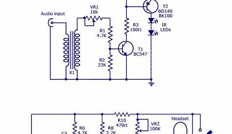 bluetooth transmitter and receiver circuit diagram
