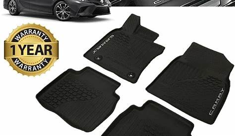 2021 toyota camry xse all weather floor mats