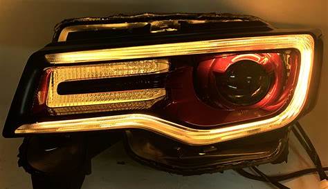 2014-19 Jeep Grand Cherokee Custom LED Halo Headlights
