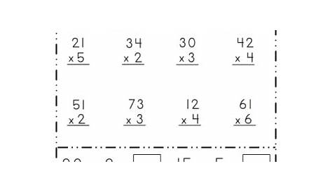 Free Multiplication and Division Math Worksheet – Free4Classrooms