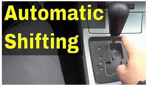 how to manually shift an automatic