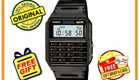 [READY STOCK] CASIO CA-53W-1 Digital Calculator Watch | Marty's Back to