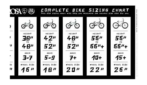 salsa bikes sizing chart