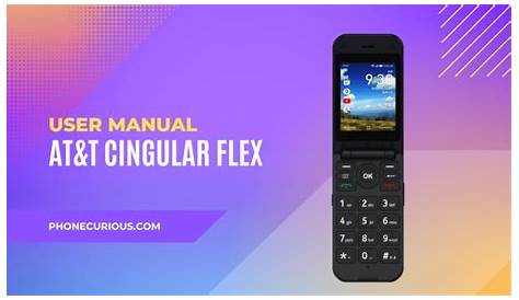 at&t cingular flip phone iv manual