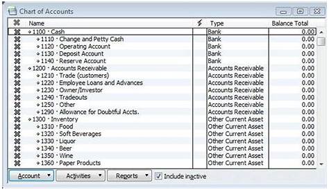 Ideal Chart Of Accounts In Excel Format Judging Template