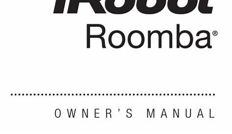 irobot roomba 980 instructions manual