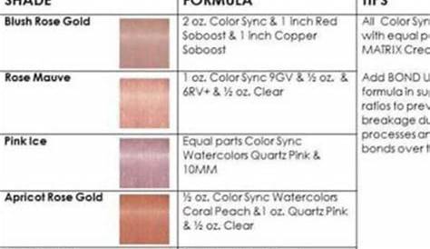 kenra color chart pdf