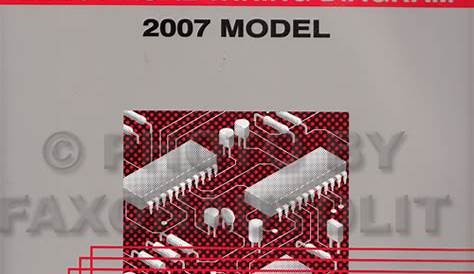 2007 Toyota 4Runner Wiring Diagram Manual Original