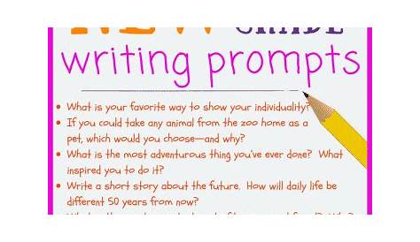37 New Sixth Grade Writing Prompts • JournalBuddies.com