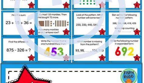 2nd grade math tasks