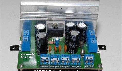 tda7375 amplifier circuit diagram