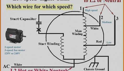 4 wire motor wiring diagram