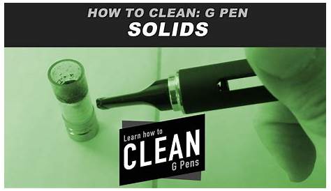 how to clean g pen dash