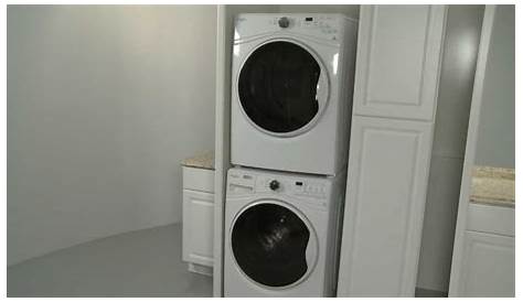 ge stackable washer and dryer manual