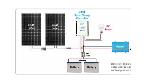 simple solar charge controller circuit diagram