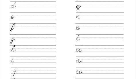 print handwriting worksheets