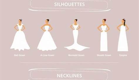 wedding dress styles chart