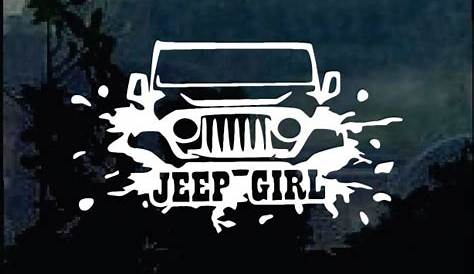 Jeep Girl A4 Jeep – Jeep Wrangler Decals | Custom Made In the USA | Fast Shipping