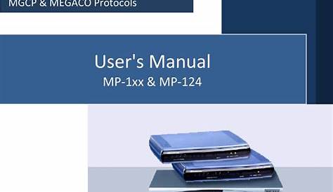 audiocodes mp 118 manual