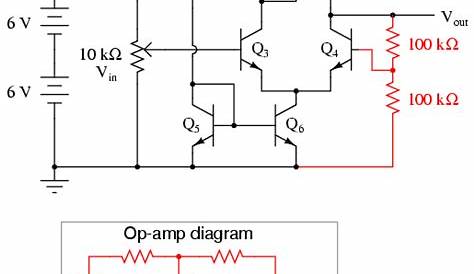 discrete op amp schematic