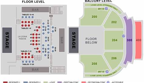 house of blues vegas seating chart