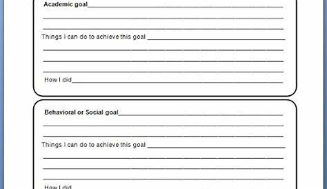 Setting Student Goals: Tips and a Freebie! - Minds in Bloom