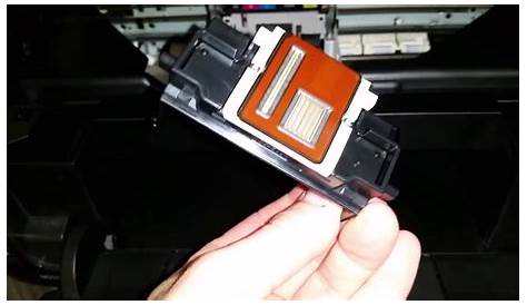 Re-Installing Print Head in Canon PIXMA MG5320 Printer After Cleaning