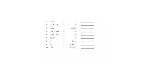 solving multi step equations leveled practice worksheets answers