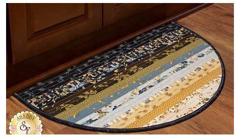 jelly roll rug size chart