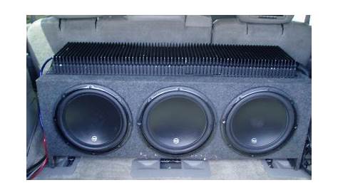 FS: 3 12" JL Audio W3's subwoofers in Box... | Chevy Tahoe Forum | GMC