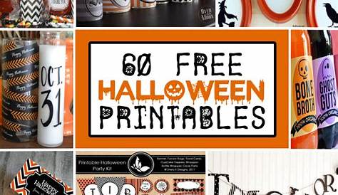 halloween free printables