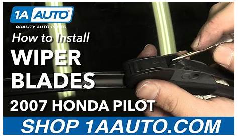 How to Replace Front and Rear Windshield Wiper Blades 2003-08 Honda